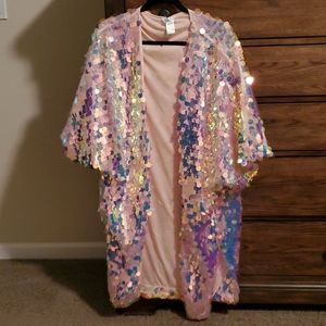 Rave Festival sequin cover up